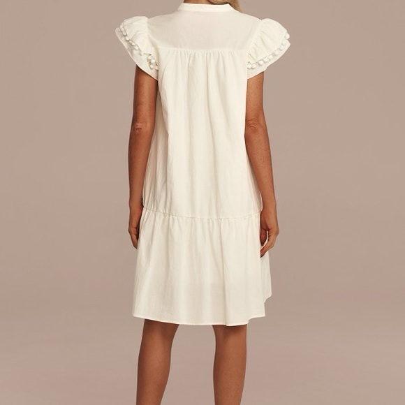 Petallush Cream Midi Dress with Lace Detail Costal Cowgirl - Picture 3 of 4